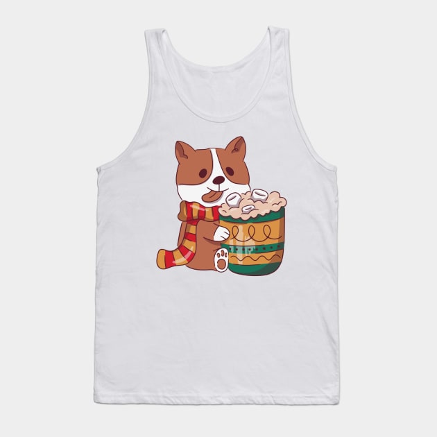 Cute dog Christmas gift Tank Top by Positively Petal Perfect 